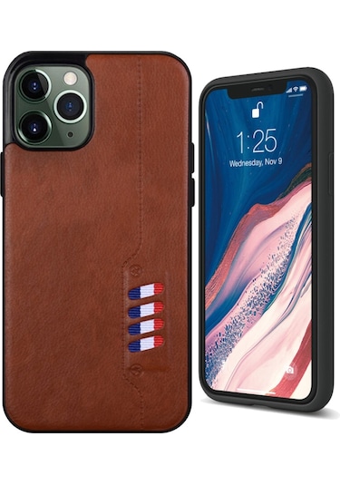 Iphone 12 / 12 Pro Kilif Busy Deri Arka Kapak 514449820
