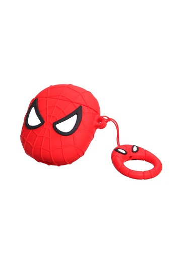 Youmex Airpod 1/2 Şarj Kutusu Koruması - Spiderman 3d Kartoon Desenli, Taşınabilir Ve Dayanıklı Silikon+plastik Kapak Diğer