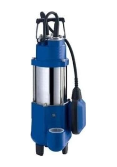 Wqdr19-10-1.5 2 Hp Flatörlü Açık Vortex Fanlı Temiz Kirli Atık Su Dalgıç Drenaj Pompası