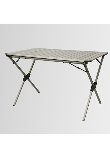 Nurgaz NG-AKMXXL Campout Portable Alüminyum Kamp Masası - Büyük XXL - Gri