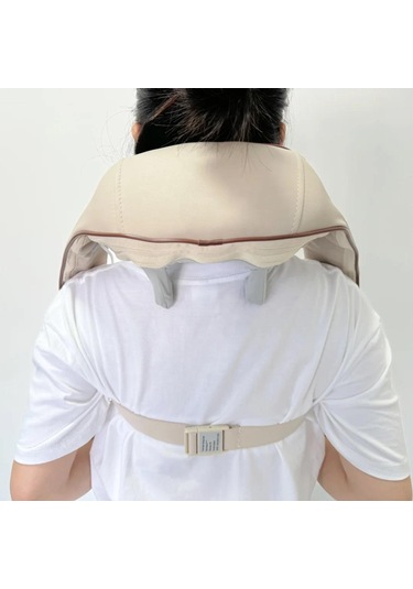 Laxsam Yeni Boyun Omuz Bel Masaj Aleti Kahverengi