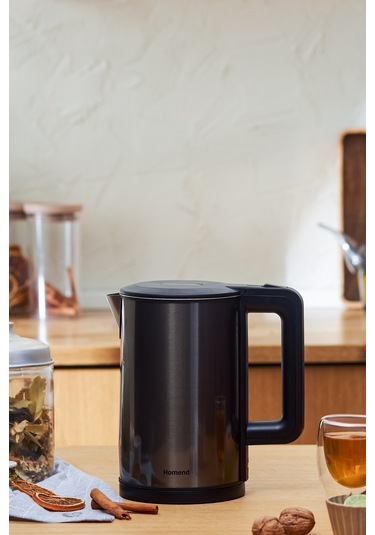 Homend Heatrow Cooltouch 1619h Paslanmaz Çelik El Yakmaz Gövdeli Su Isıtıcısı