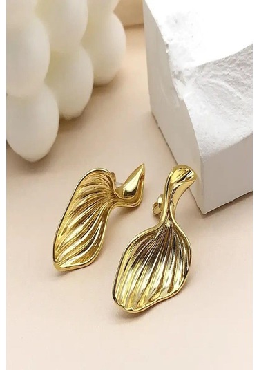 Demokan Kadın Küpe Büküm Detay Küpe 001