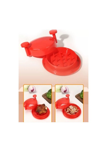 M&gmılagrı Tavuk Fişeli, Sebze Ve Et İçin El Tipi Doğrayıcı Ve Doğrayıcı 204112755 Kırmızı