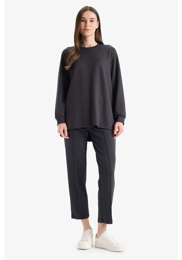 DeFacto Regular Fit Esnek Belli Cepli Basic Düz Pantolon	 E1954AX25SPAR221