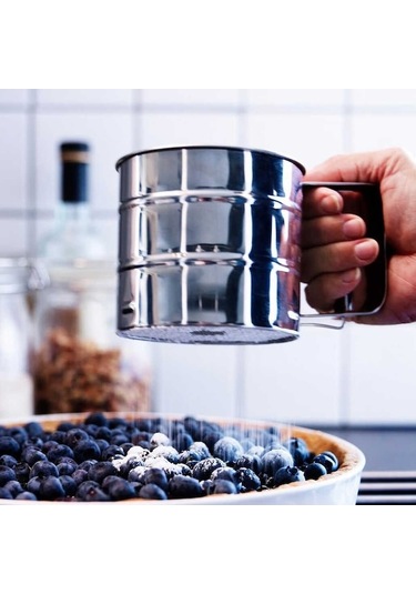 Flybuy Farina Paslanmaz Metal Un Eleği Ve Şeker Eleği Seti Metal