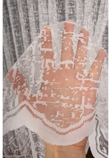 Şantuk Desen Örme Tül Perde 1159