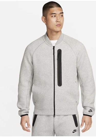 Sportswear Tech Fleece Bomber N98 Full-zip Erkek Ceket Ndd Sport Gri