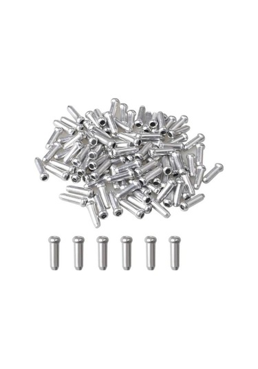 Dinosaurs 150 Adet Kablo Ucu Fren Kablosu Kapağı, Alüminyum Dağ Bisikleti Fren Kablosu Kapağı Sonu Ipuçları Kıvrım Altın