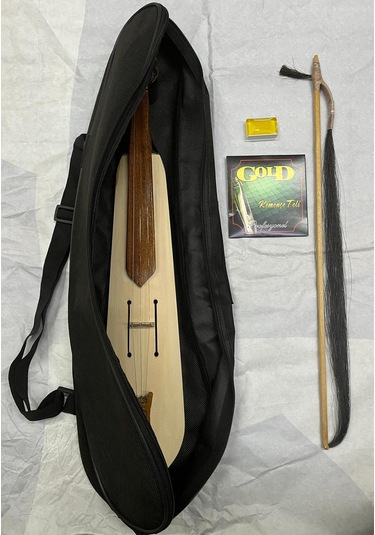 Venge Ağacı Kemençe Atkılı Yay+ 1 Takım Kemençe Teli + Reçine + Kılıf Dahildir