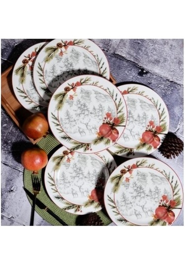 Kosova Ylb1116 Yuvarlak Servis Tabağı 26 Cm 6 Lı