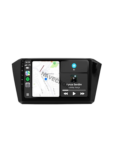 Volkswagen Passat B8 2015+ 10" Uyumlu Androıd Multimedya Gerçek 2/32 Kablosuz Carplay Geri Görüş Kameralı 10"