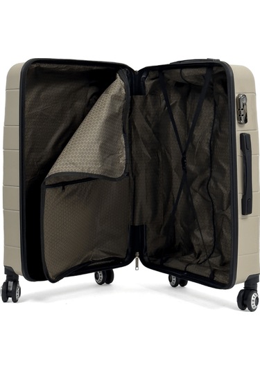 Lucas Polipropilen Kırılmaz Valiz Seti, 4'lü Set - Gold Gold