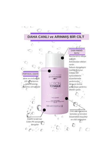 Byphasse Karma ve Yağlı Ciltler için Arındırıcı Tonik 500 ML