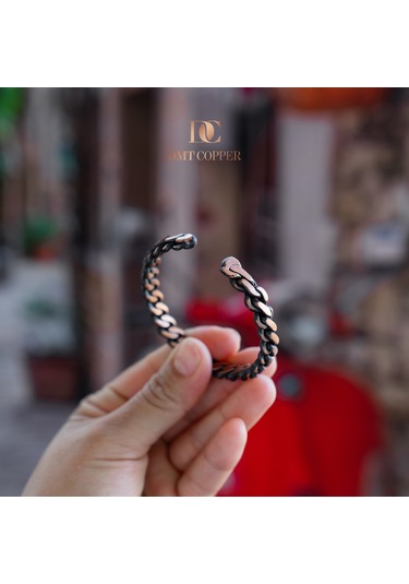 Dmt Copper Home %100 El Yapımı Bakır Bileklik,doğal Antibakteriyel Bakır Bileklik, Sağlık Dostu Şık Tasarım Bakır