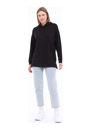 Lumberjack Wl Ilse 17bt231 5fx Siyah Kadın Sweatshirt Siyah