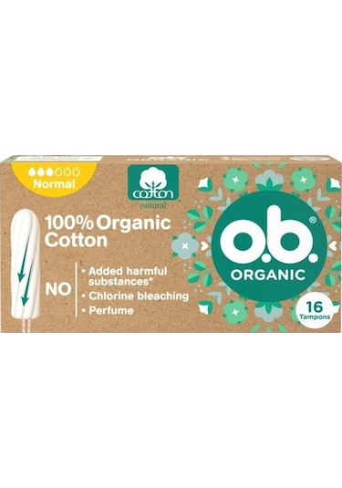 O.B Organic Tampon Normal 16'lı