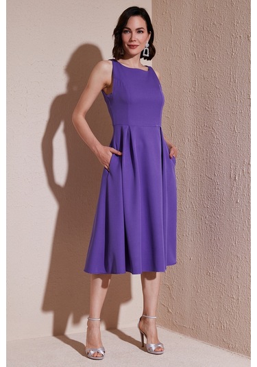 Lela Bayan Elbise 6051963 Eflatun Eflatun