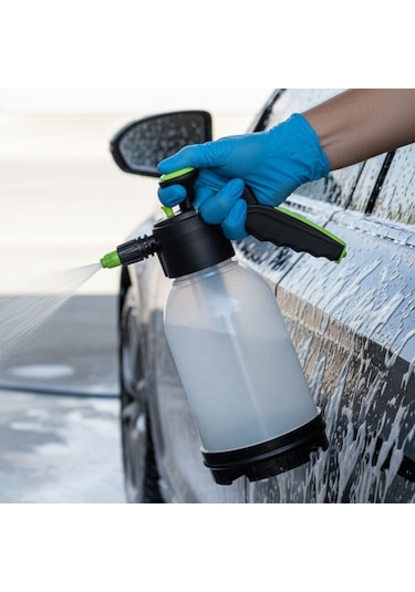 Buffer 2 Başlıklı Oto Köpük, Su Püskürtme Ve Bitki Bakım Sulama Aleti Oto Yıkama Spreyi 2 Litre