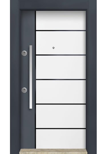 MONO ÇELİK KAPI  MN-6012 SAĞ Dış İklim Kapısı