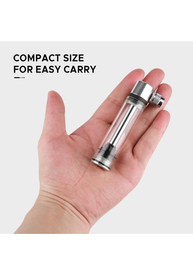 Mini Bisiklet Lastiği Pompası Dağ Yol Bisikleti İçin Gümüş