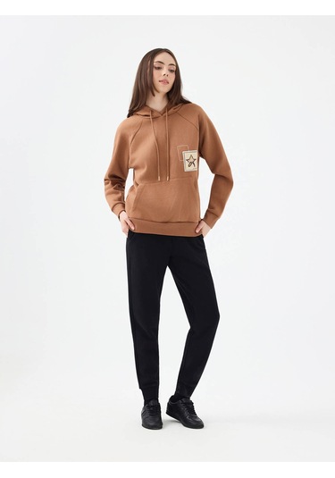 Loft Kahverengi Kadın Sweatshirt Lf2040768 Kahverengi
