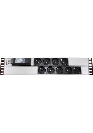 Amp Connect 9'Lu Schuko Kabinet Grup Prizi 16A Sigortalı (Pdu)
