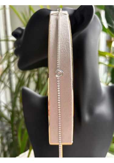 Florister Silver 925 Ayar Gümüş Bileklik Beyaz