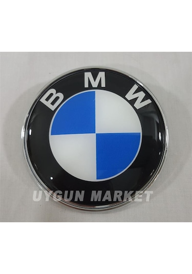Bmw E46 Kaput Arması 8.2cm, Mavi , Bmw E46 Kaput Logosu , Bmw