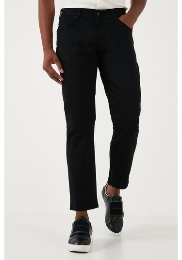 Buratti Streç Pamuklu Regular Fit Normal Bel Boru Paça Jeans Erkek Kot Pantolon 2210S01Parma Siyah Buratti Streç Pamuklu Regular Fit Normal Bel Boru Paça Jeans Erkek Kot Pantolon 2210S01Parma Siyah