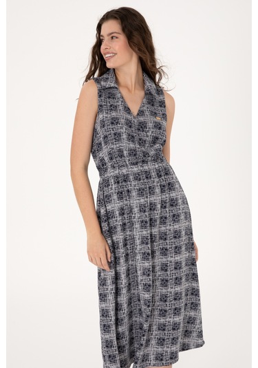 U.s. Polo Assn. Kadın Lacivert Elbise Dokuma 50306638-vr033 Lacivert