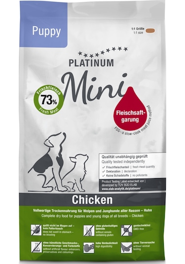 Platinum Mini Yavru Tavuklu Köpek Maması 900gr