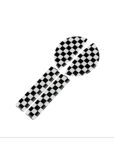 F54 F55 F60 Mini Cooper İç Kapı Kolu Sticker Kaplama Dama Desen