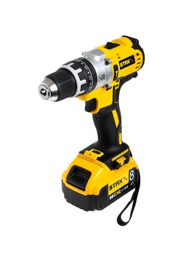 Staxx Power XR5800 58V 8Ah Samsung Akülü Darbeli Şarjlı Vidalama Matkap + 30 Parça Set