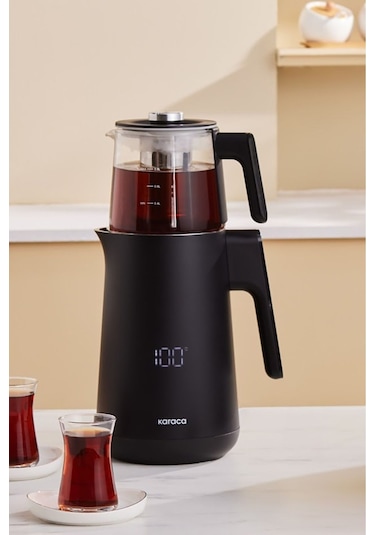 Karaca Cool Touch 1502 Çift Cidarlı Dijital Ekran Çay Makinesi