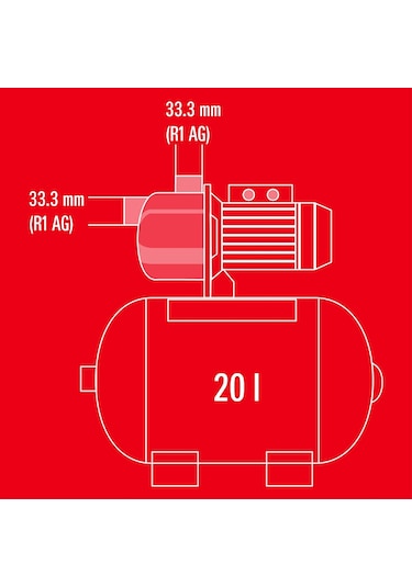 Einhell Hidrofor Gc-ww 6538 650 W, 3,6 Bar Basınç, 3800 L/saat D