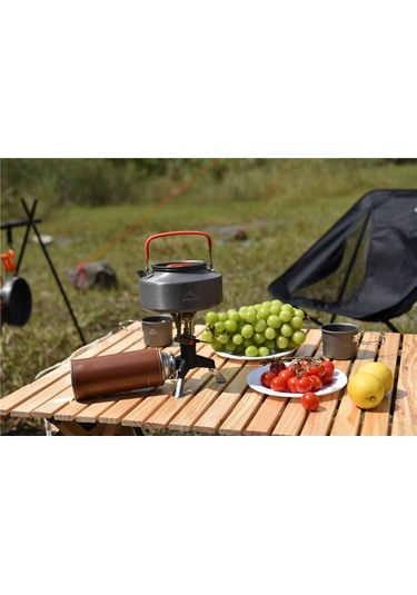 Padalink 1.1 Litre Hafif Alüminyum Kamp Çaydanlığı, Doğa Yürüyüşü Ve Piknik İçin Taşınabilir Çaydanlık Gümüş