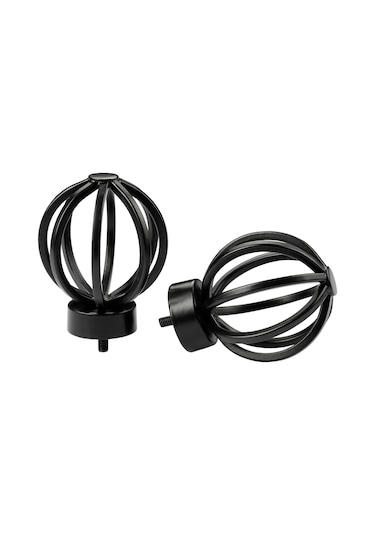 Ikea Tallbarsmal Korniş Ucu 60 Mm Siyah