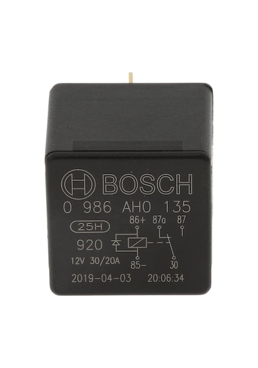 12V 30/20A Diyotlu Çift Platin Mini Röle 5 Fiş Bosch 0986AH0135