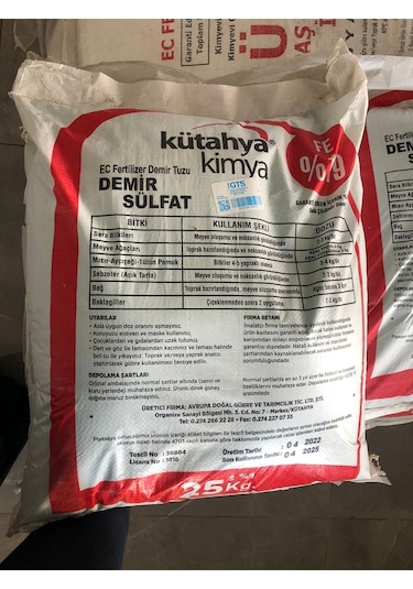 Demir Sülfat Gübre---- 10 Kg