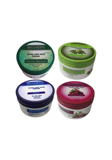 Magicare Soft El ve Yüz Kremi +Magicare Classic El ve Yüz Kremi + Magicare Orman Meyveli E Yüz Kremi +Magicare Ayak Kremi 20834290