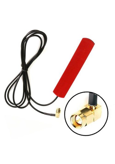 11.5 Cm 3 Dbi 2.4-2.5 Ghz Rf Sma Erkek 90 Derece Lte Patch Anten