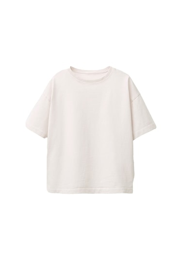 Zuzunga Unisex Basic Kısa Kollu Çocuk T-shirt Beyaz