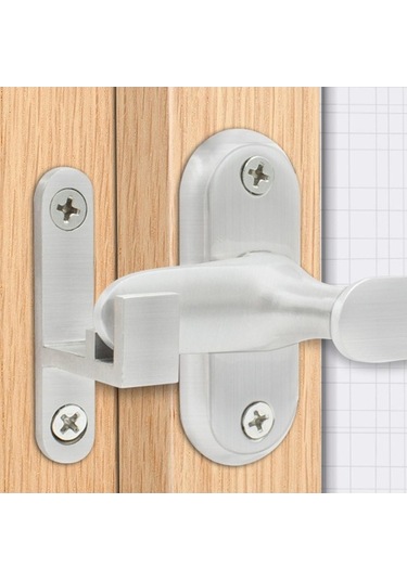 Besthome1 Suntek Ahır Kapısı Kilit Mandalı Paslanmaz Çelik Siyah, Geniş Boyutlu Ahır Kapısı