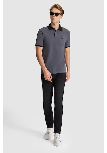 U.S. Polo Assn. U.s. Polo Assn. Erkek Antrasit Tişört Basic 50326978-vr006