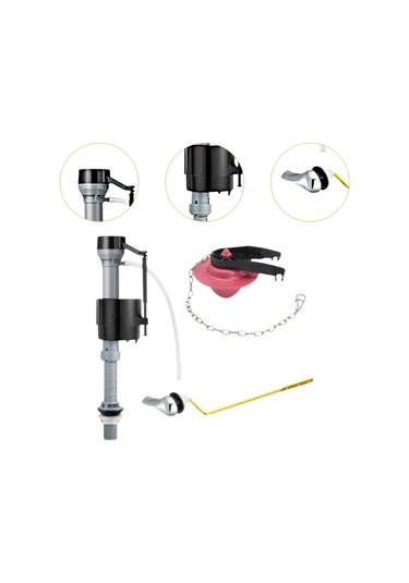 Suntek Yan Girişli Tuvalet Rezervuarlarının Değiştirilmesi Kırmızı T4213