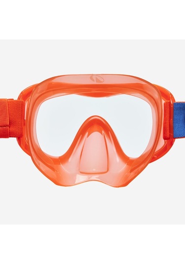 Decathlon Çocuk Şnorkel Maske Seti - Turuncu - Comfort 100