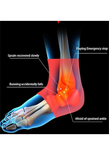 Egzersiz Koşu Koruyucu Bandajlı Ayak Desteği Pedi Ayarlanabilir