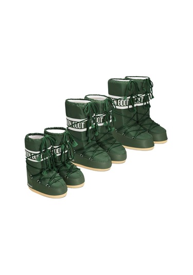 G016 Forest Green Bot Kar Kadın 80d1400440 Moon Boot Icon Nylon 35-41 Yeşil