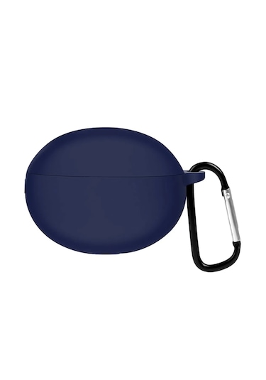 Huawei Freebuds 5i / Freebuds 6i Uyumlu Silikon Kılıf Kanca Lacivert